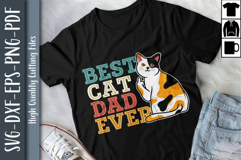 funny-father-design-best-cat-dad-ever