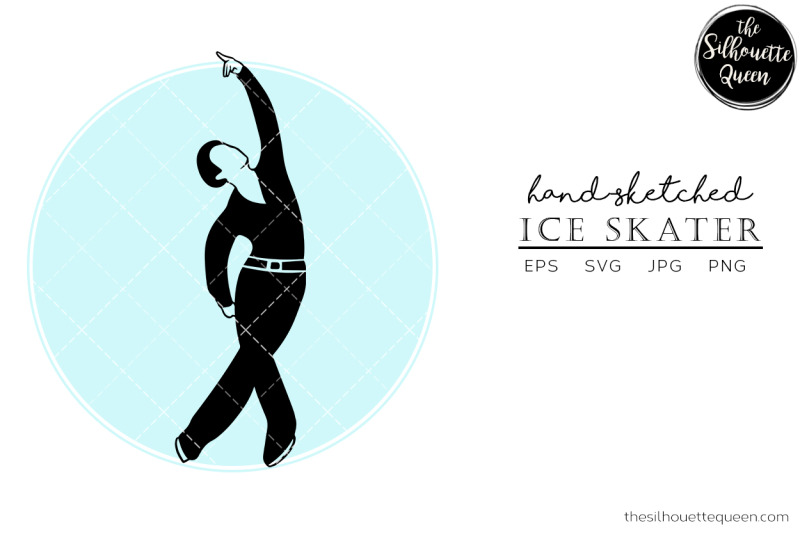 hand-drawn-male-ice-skater-vector-sketch