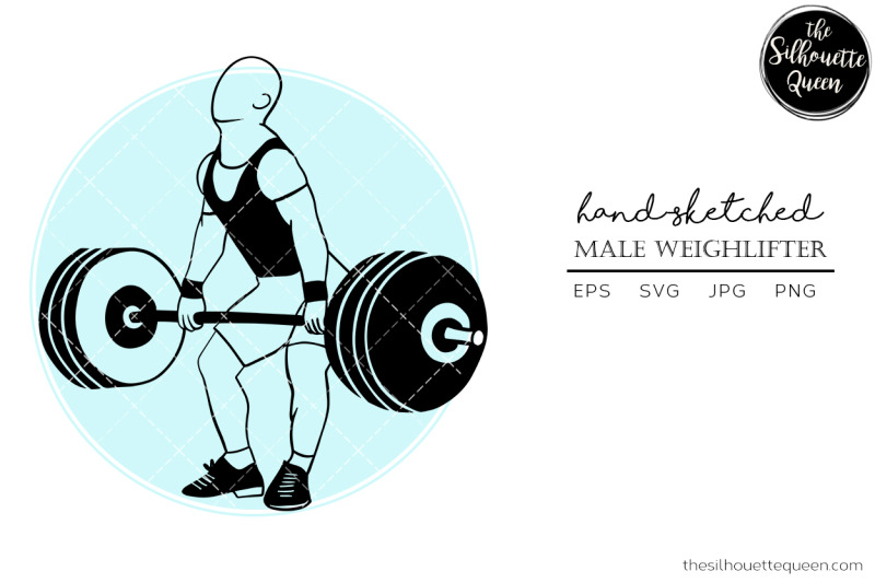 hand-drawn-male-weightlifter-vector-sketch