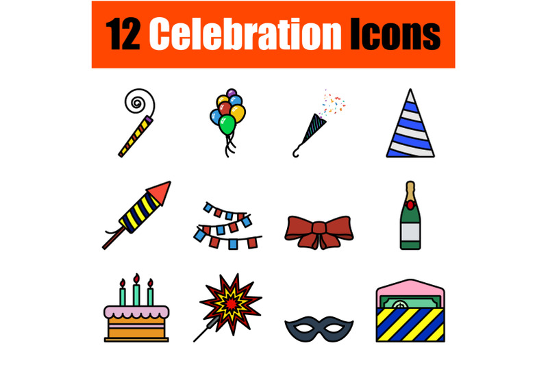 celebration-icon-set