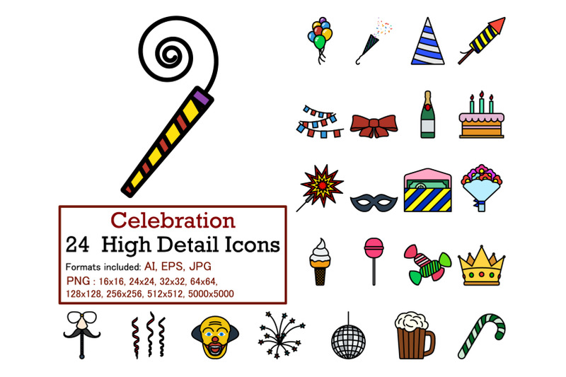 celebration-icon-set