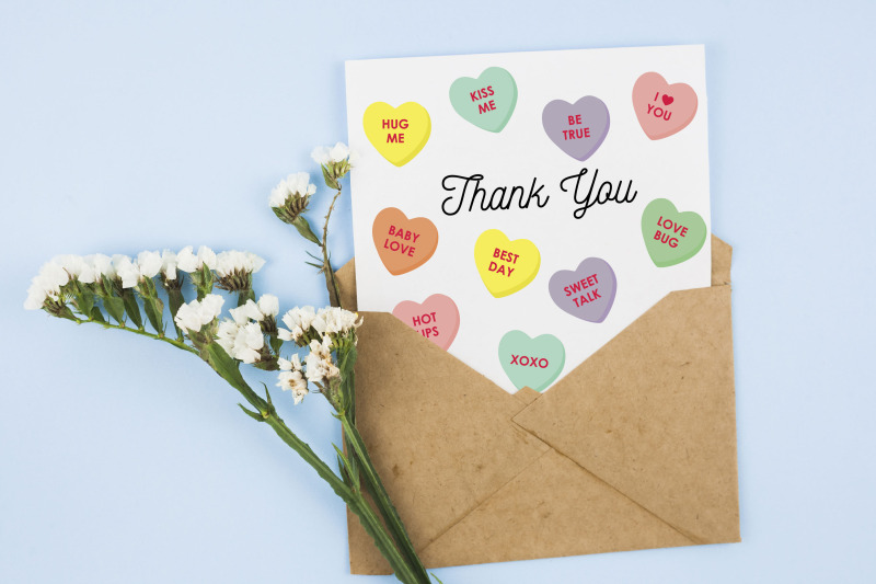 valentine-heart-candy-colored-hearts-love-words