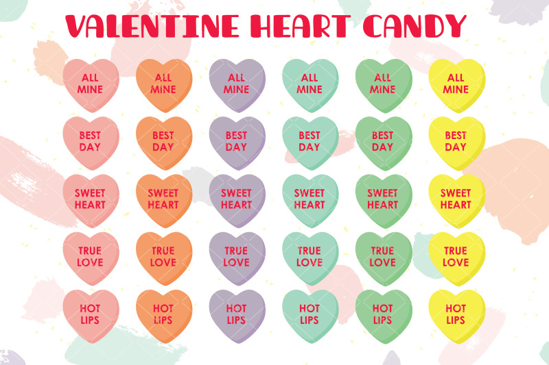 valentine-heart-candy-colored-hearts-love-words