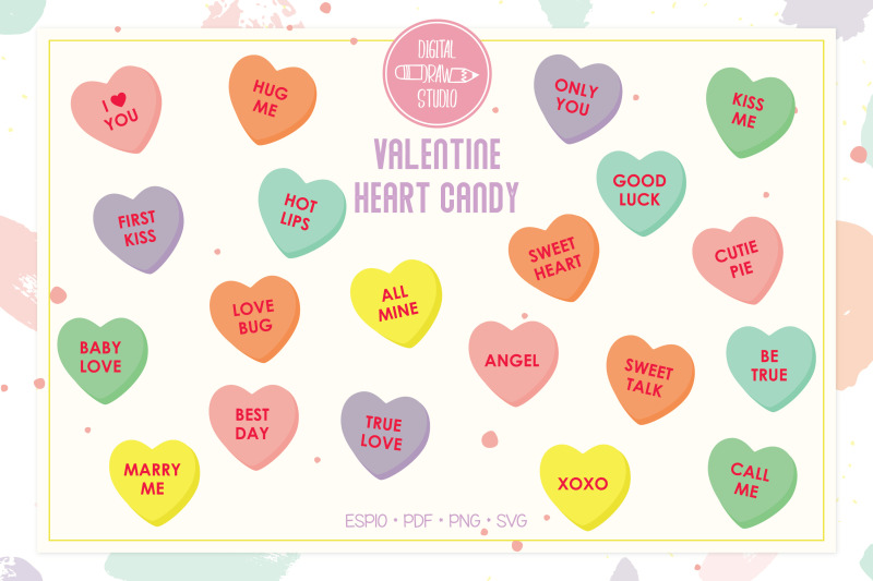 valentine-heart-candy-colored-hearts-love-words