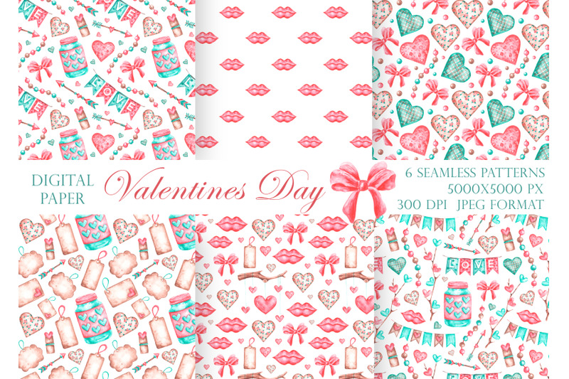 valentine-039-s-day-seamless-pattern-love-heart-kiss-cupid-039-s-arrow