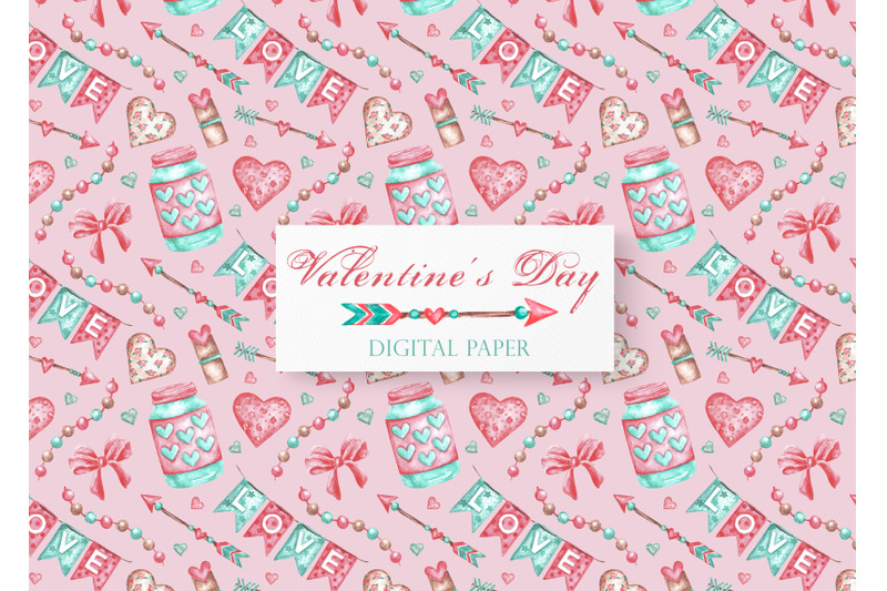 valentine-039-s-day-seamless-pattern-love-heart-cupid-039-s-arrow-bow