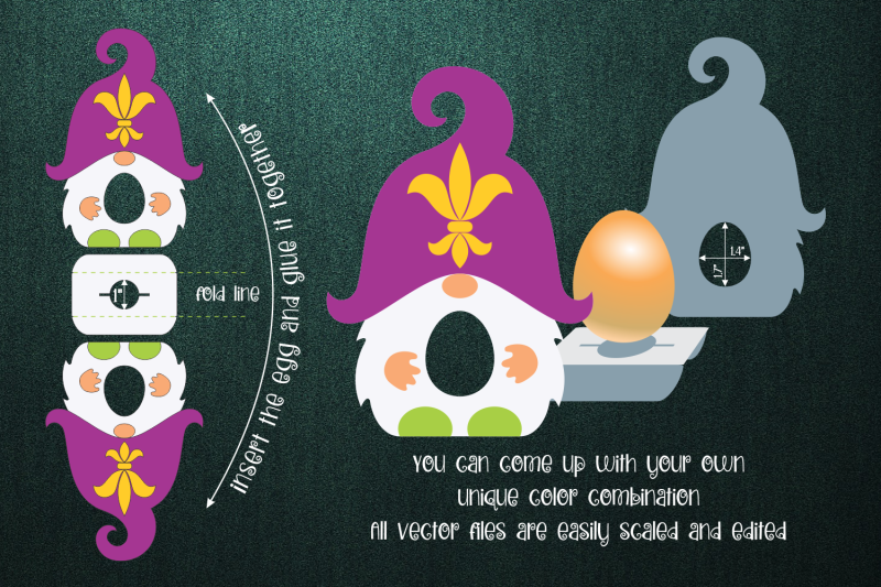 gnome-mardi-gras-egg-holder-template-svg