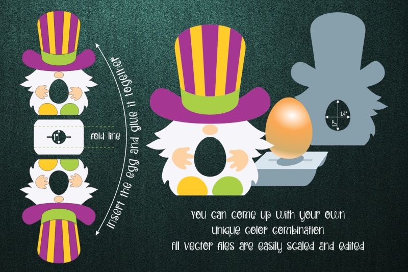 gnome-mardi-gras-egg-holder-template-svg