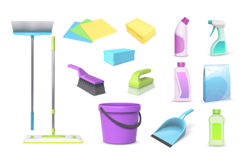 realistic-3d-home-cleaning-tools-brooms-mop-and-bucket-household-cl