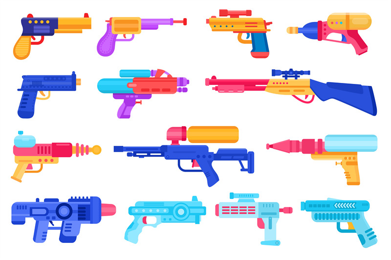 cartoon-kids-toy-weapons-water-guns-pistols-and-blasters-plastic-ha