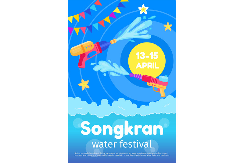 songkran-poster-with-toy-guns-and-splashes-thailand-water-festival-s