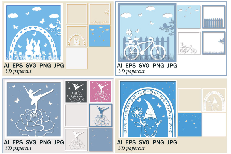 papercut-postcard-bundle-svg-paper-clipping