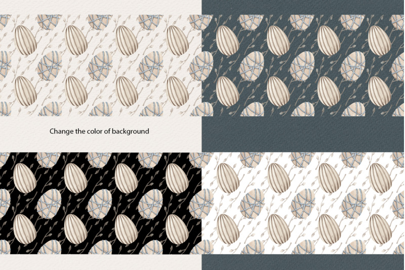 easter-patterns-set