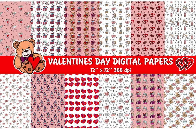 valentines-doodles-digital-papers