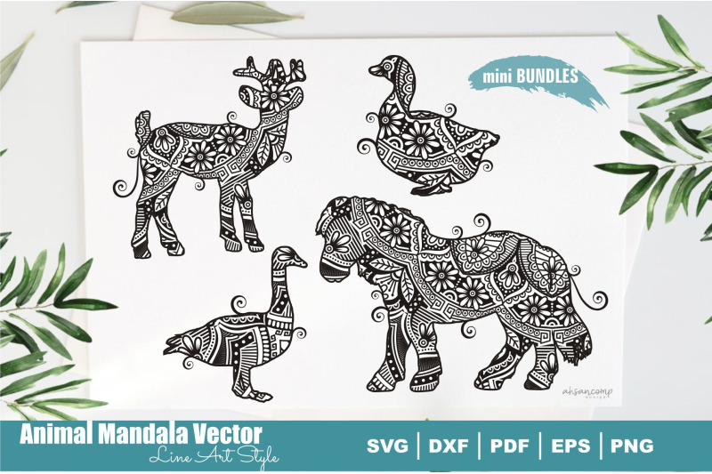 mini-bundles-animal-mandala-vector-line-art-style-1