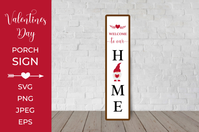 welcome-porch-sign-with-gnome-valentines-vertical-sign-svg