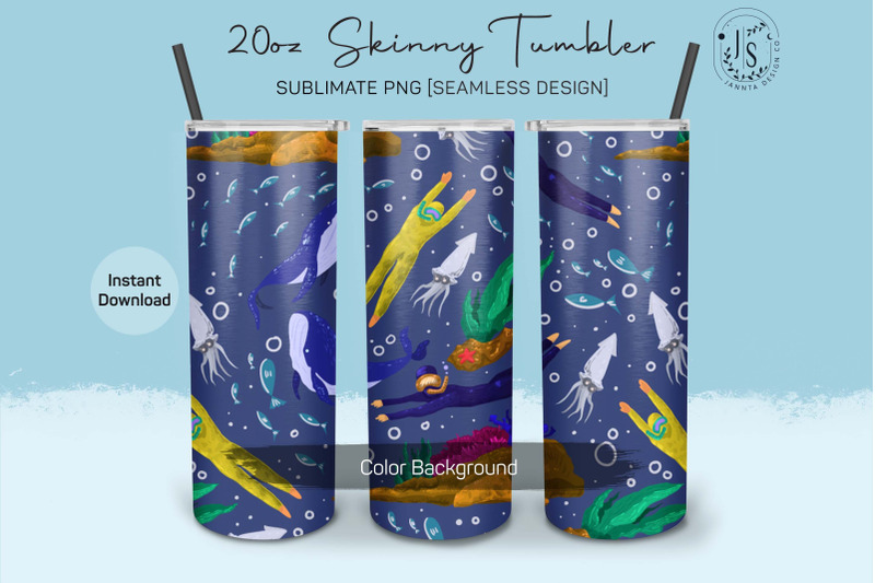 snorkeling-undersea-20oz-tumbler-sublimation-wrap