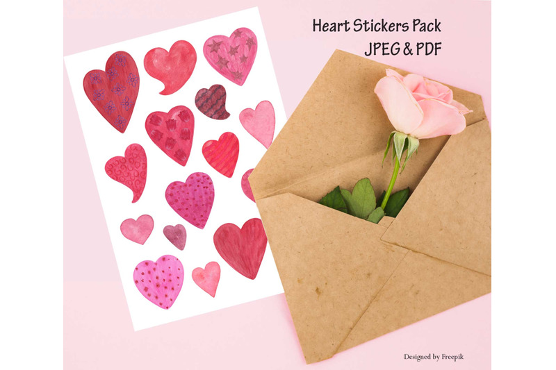 st-valentine-watercolor-hearts-clipart