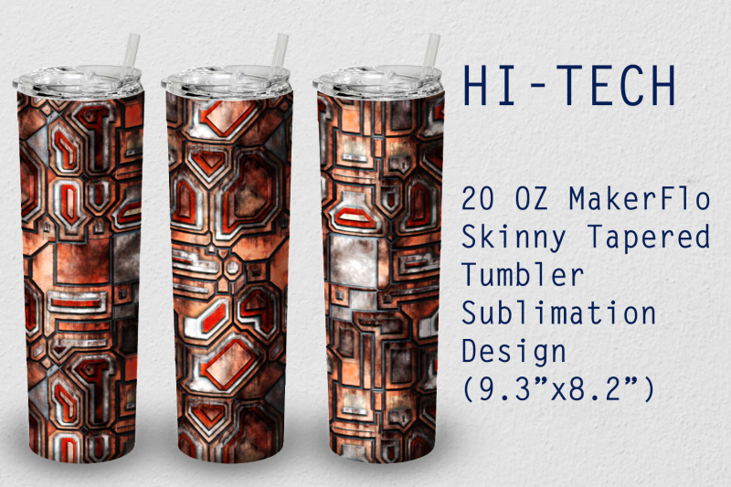 tumbler-tapered-20-oz-sublimation-hi-tech-wrap-design