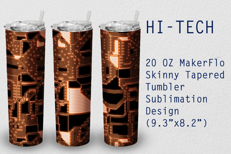 tumbler-tapered-20-oz-sublimation-hi-tech-wrap-design