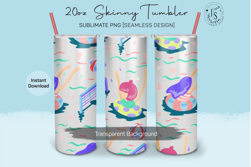 sport-summer-beach-20oz-tumbler-sublimation-wrap