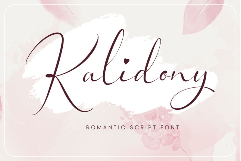 kalidony-lovely-font