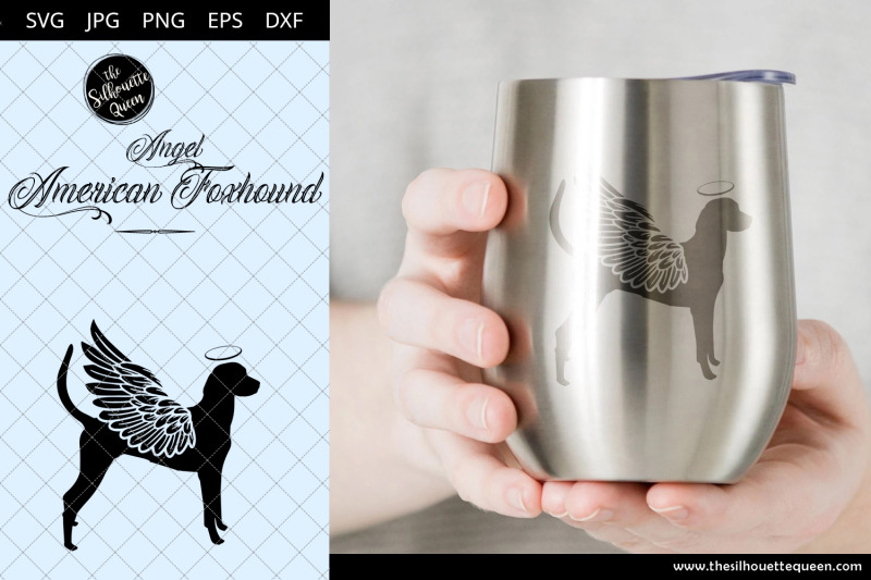 american-foxhound-5-with-wings-svg-pet-memorial-rip-angel