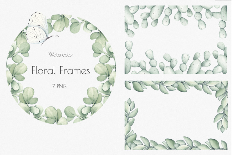 watercolor-set-of-frames-and-borders