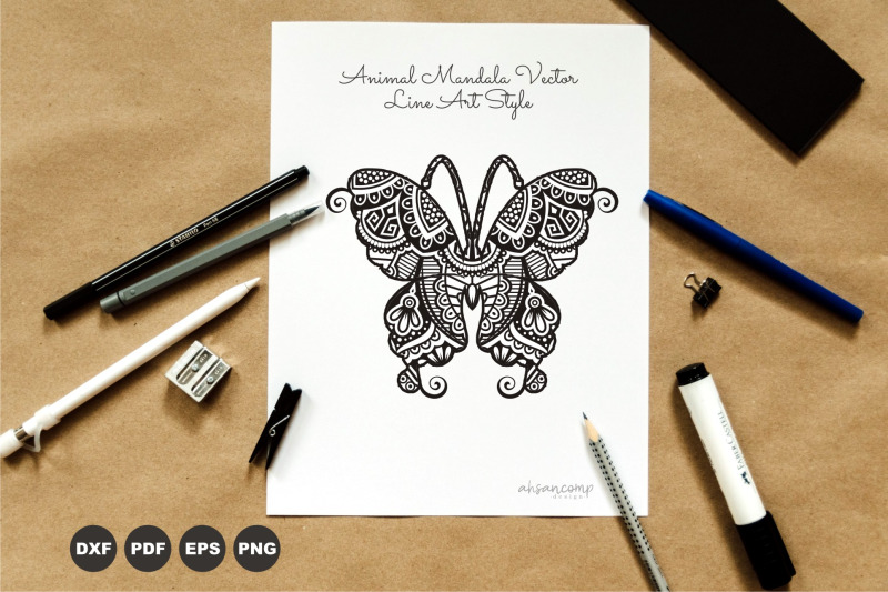 mini-bundles-butterfly-mandala-vector-line-art-style-1