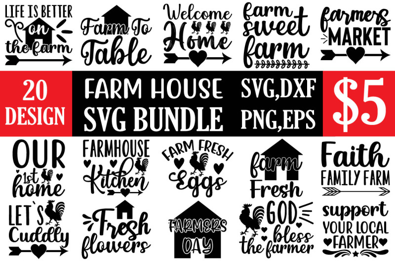 farm-house-svg-bundle