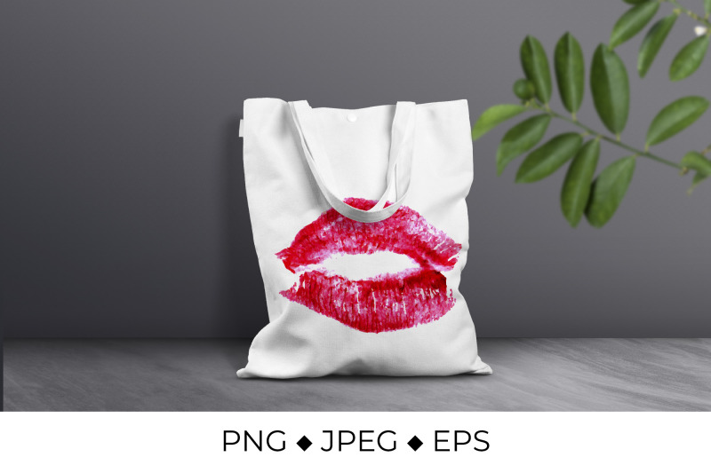 realistic-red-lips-lipstick-kiss-sublimation