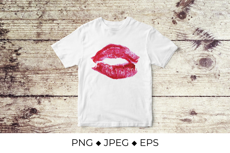 realistic-red-lips-lipstick-kiss-sublimation