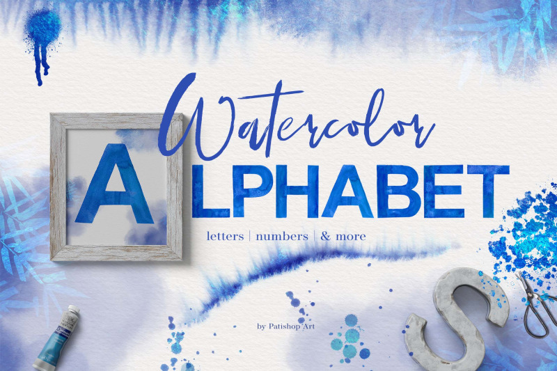 watercolor-blue-alphabet