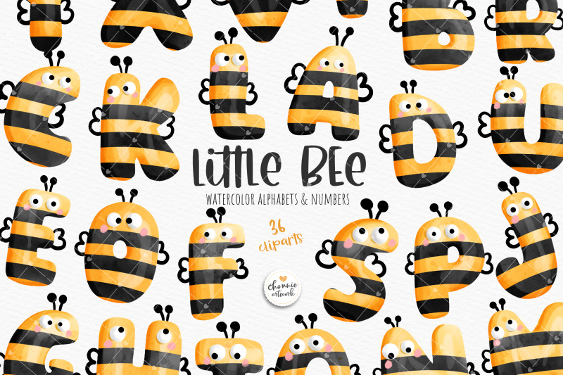 bee-alphabets-and-numbers