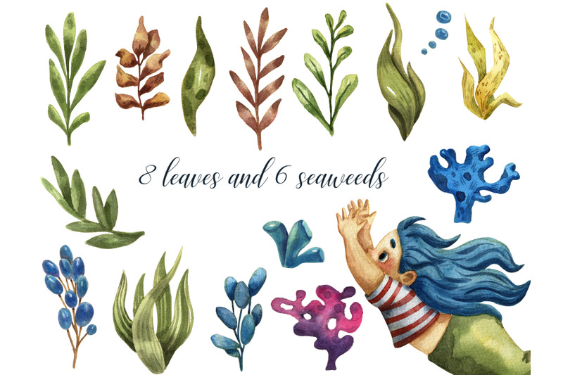 mermaids-watercolor-clipart