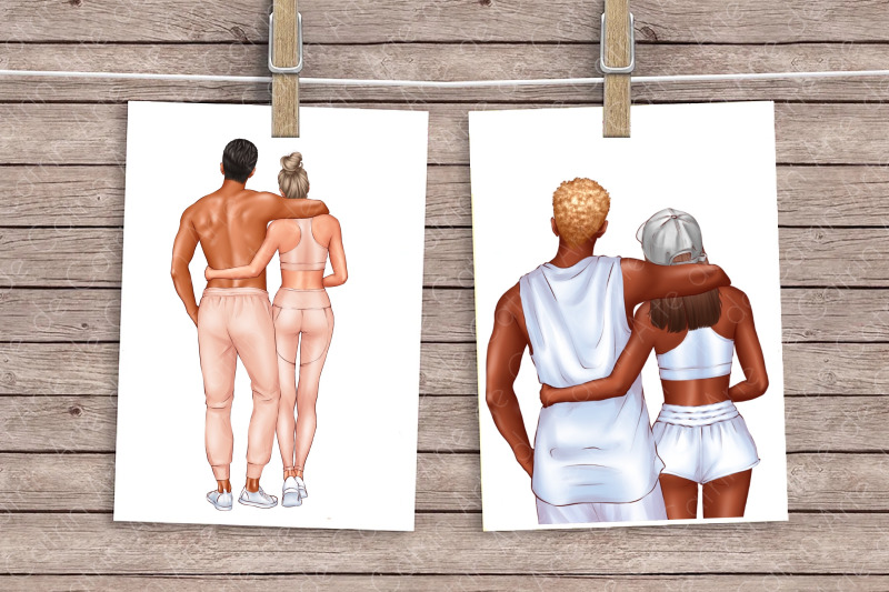 fitness-couple-creator-valentine-day-clipart-sports-couple-yoga