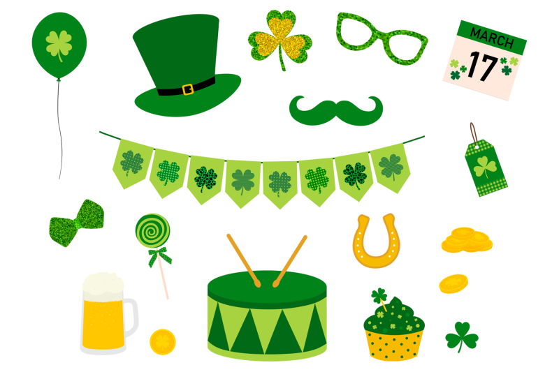 st-patricks-day-bundle-st-patricks-day-clipart-svg