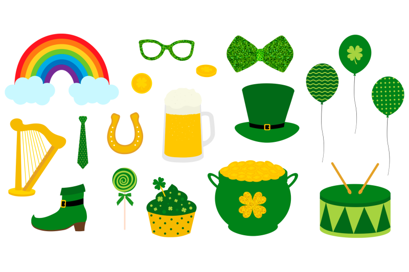 st-patricks-day-bundle-st-patricks-day-clipart-svg