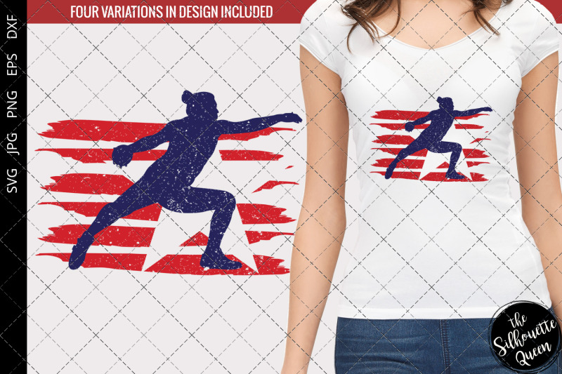 discus-throw-women-track-and-field-flag-svg-oil-rig-svg