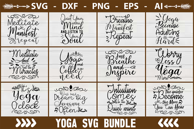 yoga-svg-bundle