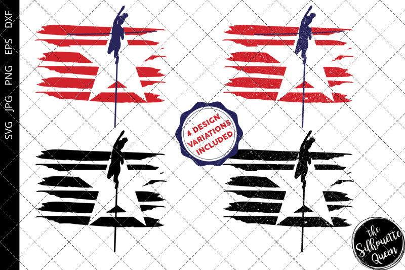 pole-vault-track-and-field-flag-svg-american-flag