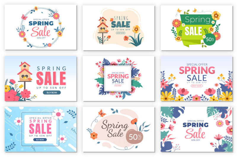 35-spring-sale-blossom-flowers-background-illustration