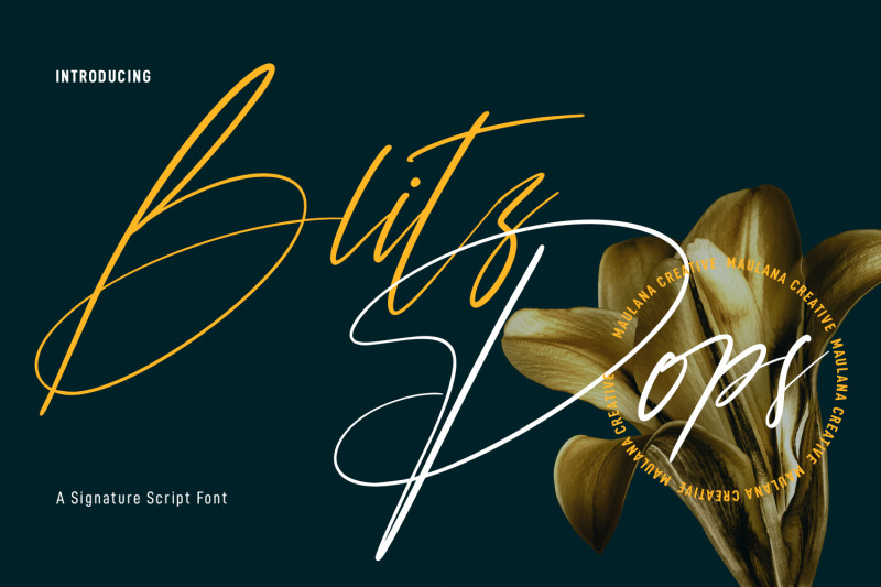 blitz-pops-signature-script-font