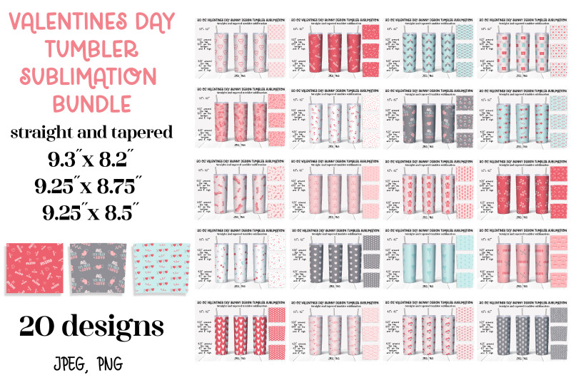 valentines-day-20-oz-skinny-tumbler-wrap-sublimation-design-bundle-v