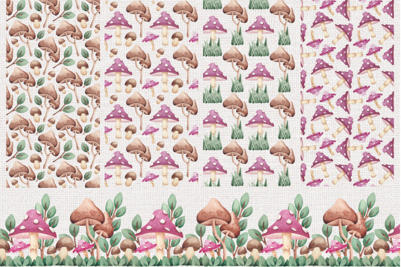 seamless-patterns-quot-summer-forest-quot