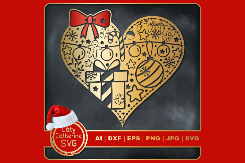 christmas-doodle-love-heart-with-bow-svg-cut-file