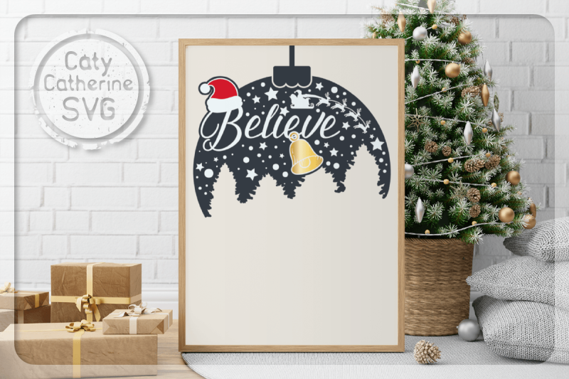 believe-christmas-bauble-scene-svg-cut-file