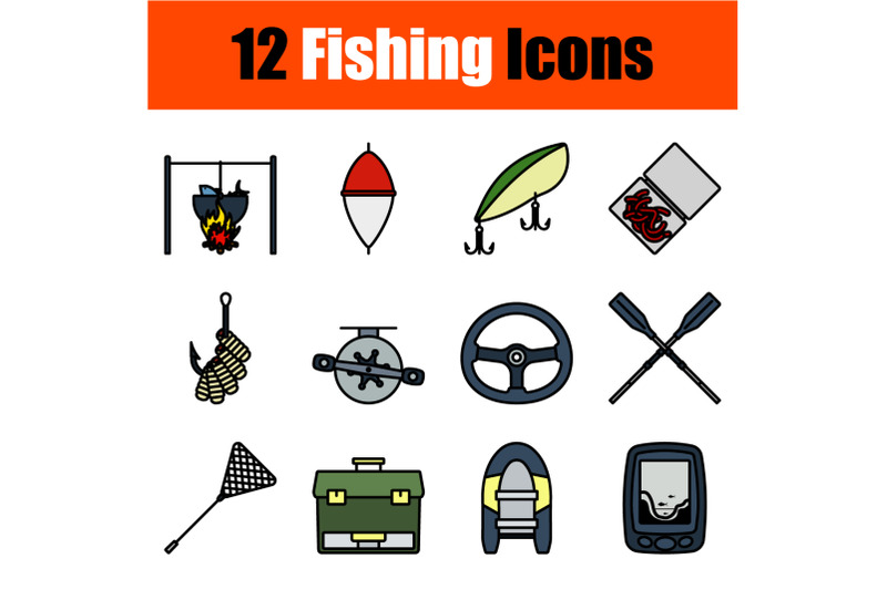 fishing-icon-set