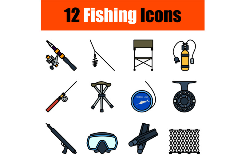 fishing-icon-set