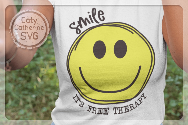 smile-it-039-s-free-therapy-happiness-quote-svg-cut-file
